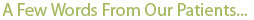 Testimonials